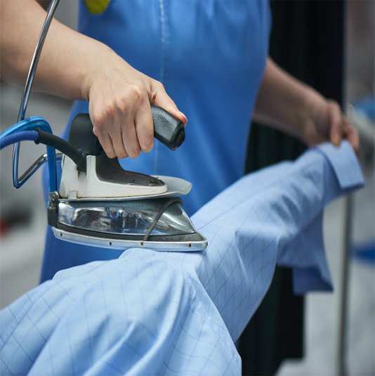 Steam ironing